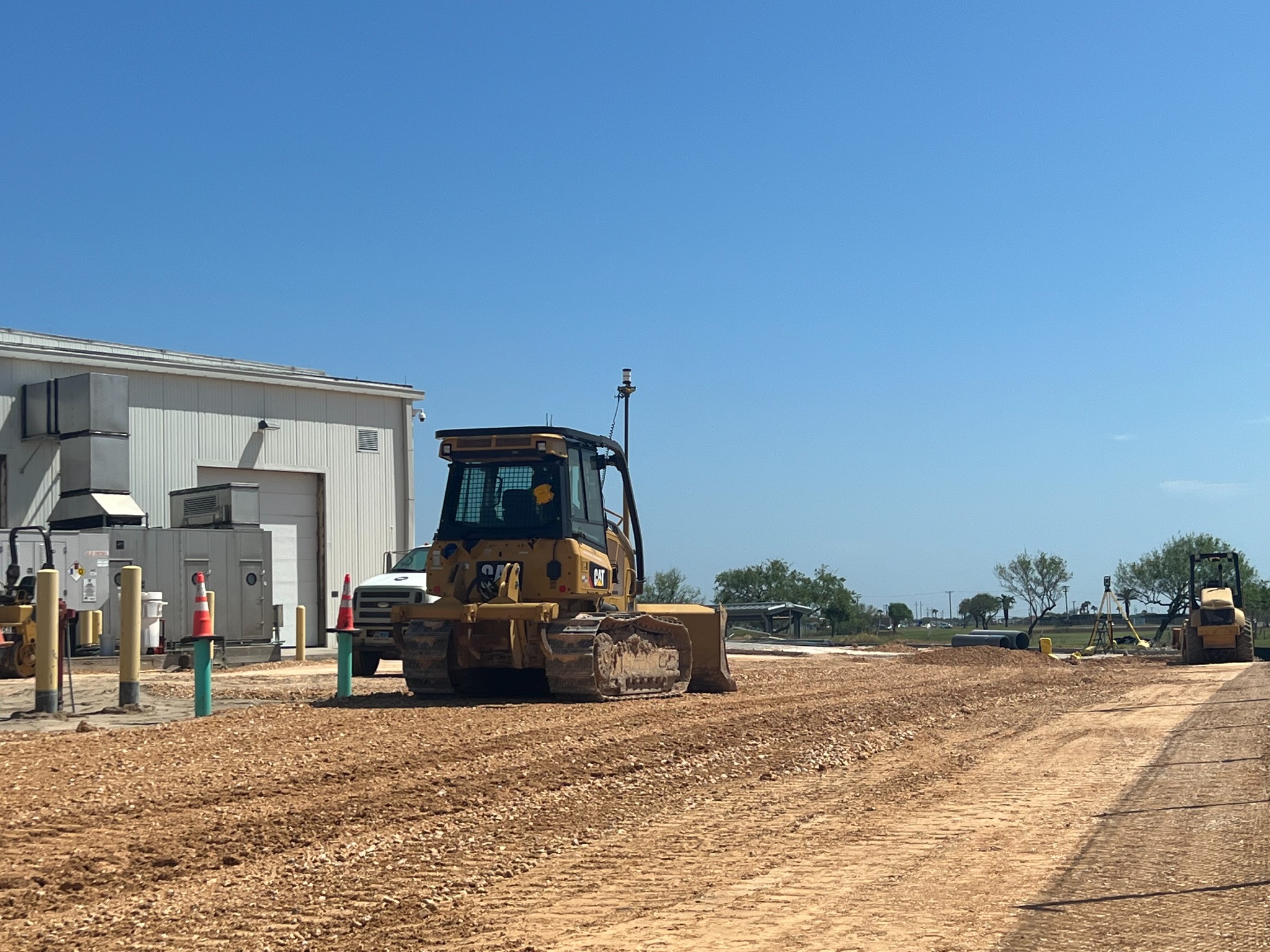 Dozer and grading project
